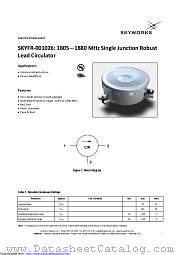 SKYFR-001026 datasheet pdf Skyworks Solutions