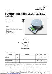 SKYFR-001056 datasheet pdf Skyworks Solutions