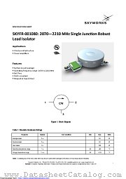 SKYFR-001080 datasheet pdf Skyworks Solutions