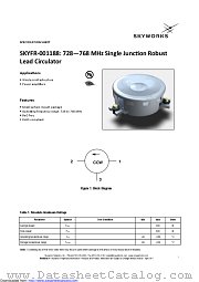 SKYFR-001188 datasheet pdf Skyworks Solutions