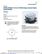 SKYFR-001688 datasheet pdf Skyworks Solutions