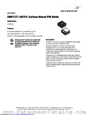 SMP1371-087LF datasheet pdf Skyworks Solutions