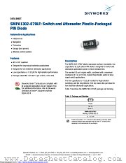 SMPA1302-079LF datasheet pdf Skyworks Solutions