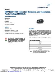 SMPA1320-079LF datasheet pdf Skyworks Solutions