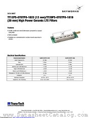 TT20P5-0707P0-1819 datasheet pdf Skyworks Solutions