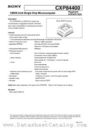 CXP84400 datasheet pdf SONY