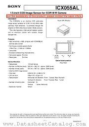 ICX055AL datasheet pdf SONY