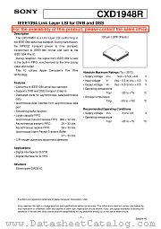 CXD1948R datasheet pdf SONY