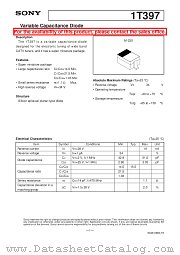 1T397 datasheet pdf SONY