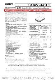 CXD2724AQ-1 datasheet pdf SONY