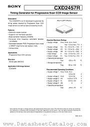 CXD2457R datasheet pdf SONY