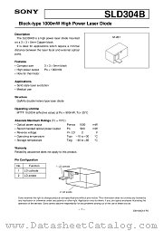 SLD304B datasheet pdf SONY
