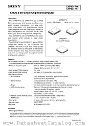CXP834P16 datasheet pdf SONY
