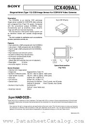 ICX409AL datasheet pdf SONY
