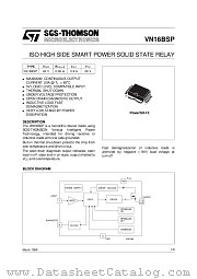VN16BSP datasheet pdf ST Microelectronics