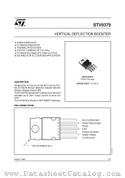 STV9379 datasheet pdf ST Microelectronics