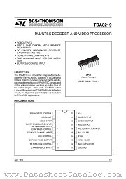 TDA8219 datasheet pdf ST Microelectronics