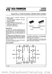 L293DD datasheet pdf ST Microelectronics