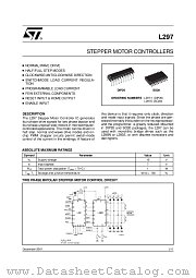 L297D datasheet pdf ST Microelectronics