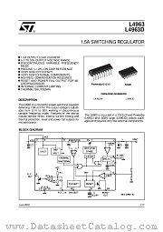 L4963D datasheet pdf ST Microelectronics