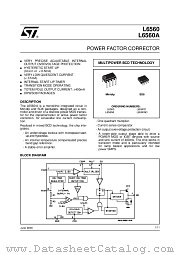L6560A datasheet pdf ST Microelectronics