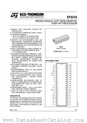 EF9345 datasheet pdf ST Microelectronics