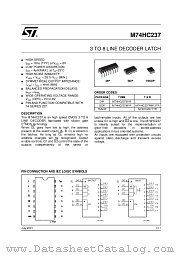 M74HC237M1R datasheet pdf ST Microelectronics