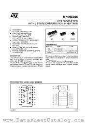 M74HC365RM13TR datasheet pdf ST Microelectronics
