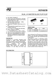 HCF4027BM1 datasheet pdf ST Microelectronics