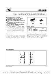 HCF4085BM1 datasheet pdf ST Microelectronics