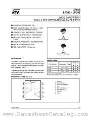 LF353DT datasheet pdf ST Microelectronics