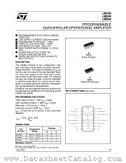 LM146N datasheet pdf ST Microelectronics