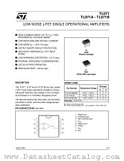 TL071CN datasheet pdf ST Microelectronics