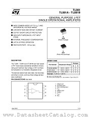 TL081ACN datasheet pdf ST Microelectronics
