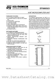 EF6805U3 datasheet pdf ST Microelectronics