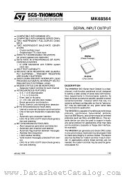 MK68564 datasheet pdf ST Microelectronics