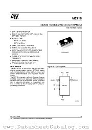 M2716 datasheet pdf ST Microelectronics