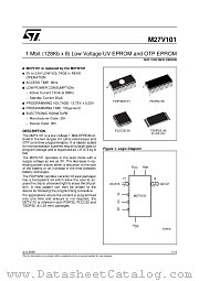 M27V101 datasheet pdf ST Microelectronics