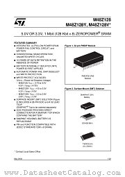 M48Z128V datasheet pdf ST Microelectronics