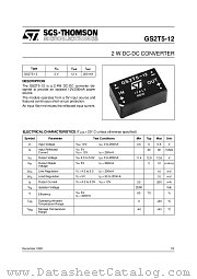 GS2T5-12 datasheet pdf ST Microelectronics