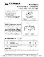 AM81214-006 datasheet pdf ST Microelectronics