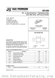 SD1398 datasheet pdf ST Microelectronics