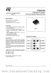 ITA6V1U1 datasheet pdf ST Microelectronics