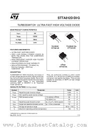 STTA812DI datasheet pdf ST Microelectronics