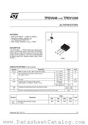 TPDV640 datasheet pdf ST Microelectronics