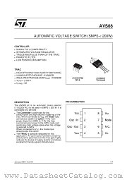 AVS08CB datasheet pdf ST Microelectronics