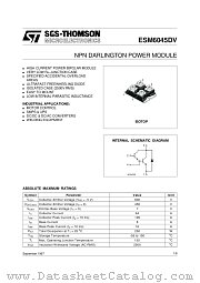 ESM6045DV datasheet pdf ST Microelectronics