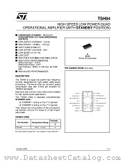 TSH94IDT datasheet pdf ST Microelectronics