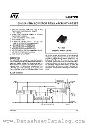 L4947PD datasheet pdf ST Microelectronics
