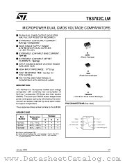TS3702CD datasheet pdf ST Microelectronics